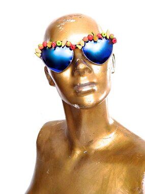 GASOLINE GLAMOUR FRUIT PUNCH LOVE HAZE SUNGLASSES 🍓🍋🍊🥭🍐🍍🍎🍏